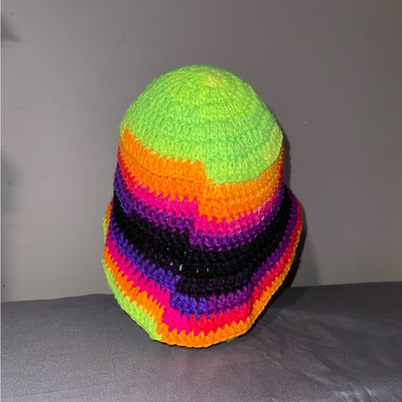 Handmade Bucket Hat Crocheted Multi Color Women’s/Men’s - One Size Fits Most - Picture 4 of 4